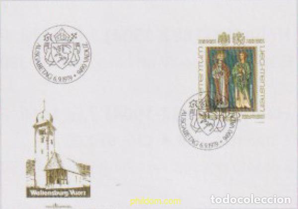Stamps: 427252 MNH LIECHTENSTEIN 1979 SAN LUCIO Y SAN FLORIAN, FRESCO DE LA IGLESIA DE WALTENSBURG