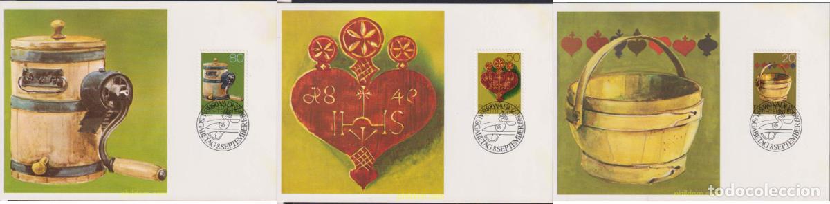 Timbres: 626748 MNH LIECHTENSTEIN 1980 ANTIGUOS UTENSILIOS Y ORNAMENTOS DE MADERA