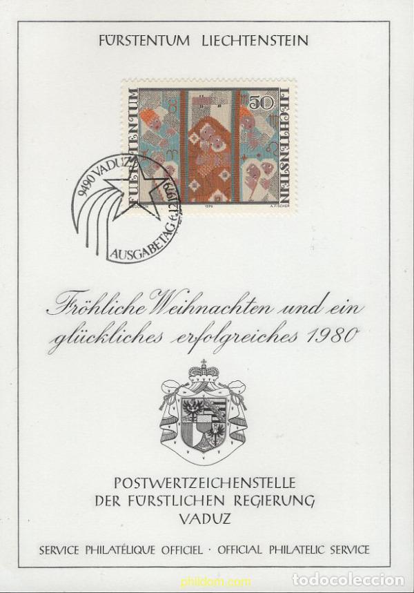 Briefmarken: 645072 MNH LIECHTENSTEIN 1979 NAVIDAD. TAPICES DE F. NIGG