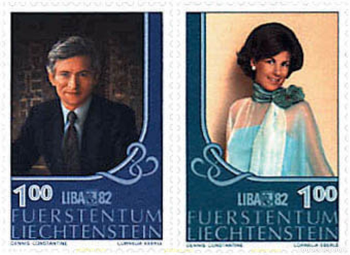 Briefmarken: 82677 MNH LIECHTENSTEIN 1982 LIBA 82. EXPOSICION FILATELICA NACIONAL
