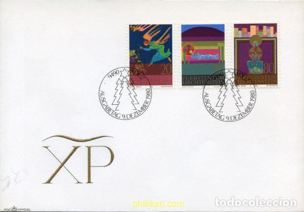 Briefmarken: 222403 MNH LIECHTENSTEIN 1980 NAVIDAD