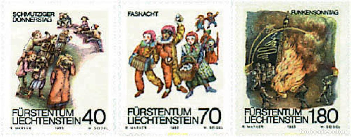 Sellos: 79751 MNH LIECHTENSTEIN 1983 CARNAVAL Y CUARESMA