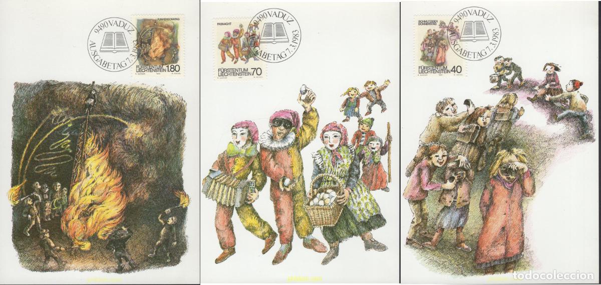 Sellos: 643852 MNH LIECHTENSTEIN 1983 CARNAVAL Y CUARESMA