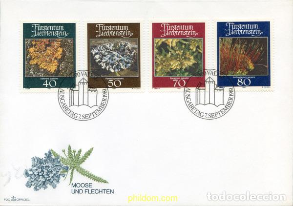 Sellos: 222406 MNH LIECHTENSTEIN 1981 MUSGOS Y LIQUENES