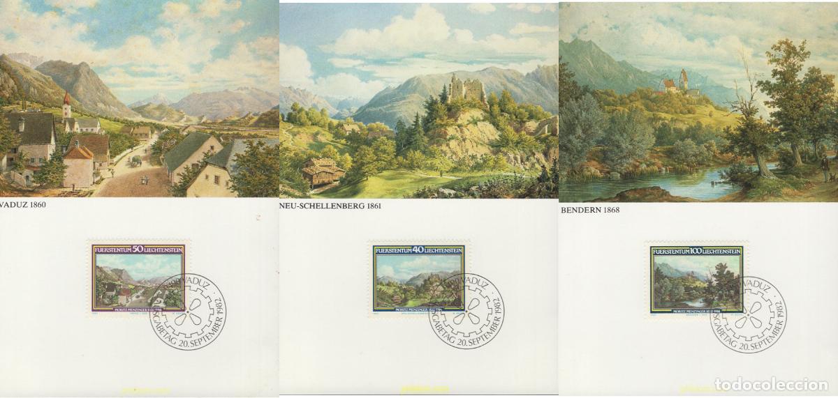Sellos: 643956 MNH LIECHTENSTEIN 1982 150 ANIVERSARIO DEL NACIMIENTO DEL PAISAJISTA MORITZ MENZINGER