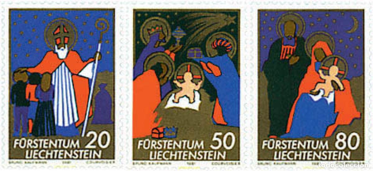 Sellos: 77734 MNH LIECHTENSTEIN 1981 NAVIDAD