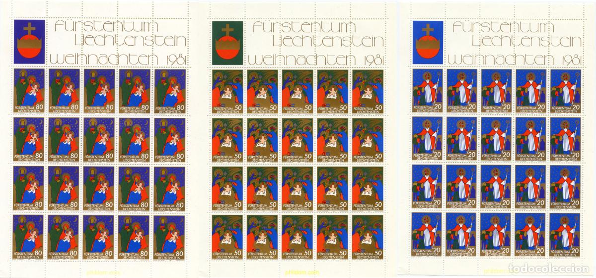 Sellos: 262188 MNH LIECHTENSTEIN 1981 NAVIDAD