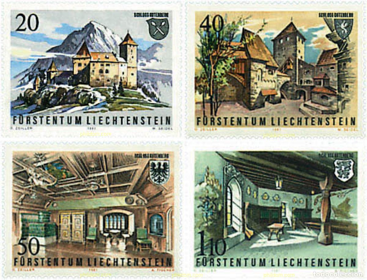 Sellos: 79735 MNH LIECHTENSTEIN 1981 CASTILLO DE GUTENBERG