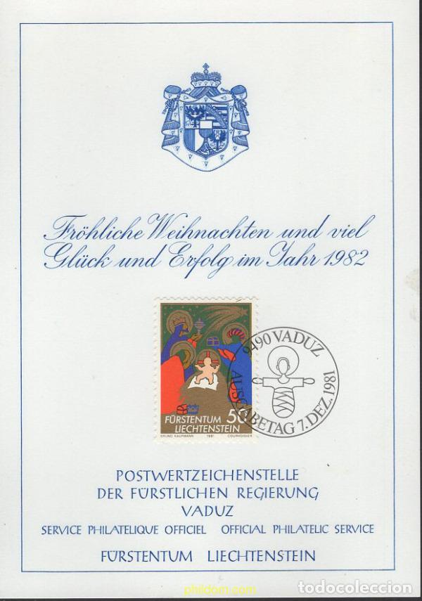Sellos: 644958 MNH LIECHTENSTEIN 1981 NAVIDAD