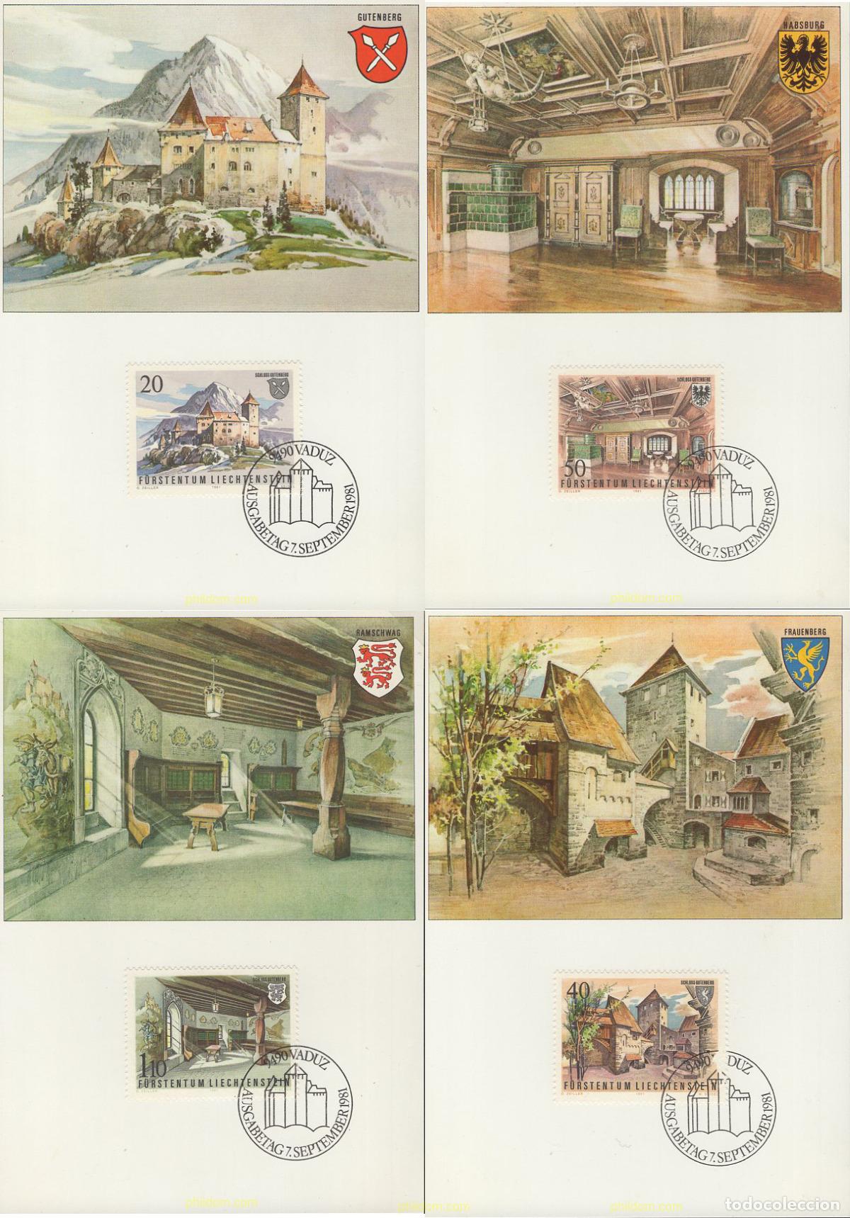 Sellos: 643964 MNH LIECHTENSTEIN 1981 CASTILLO DE GUTENBERG