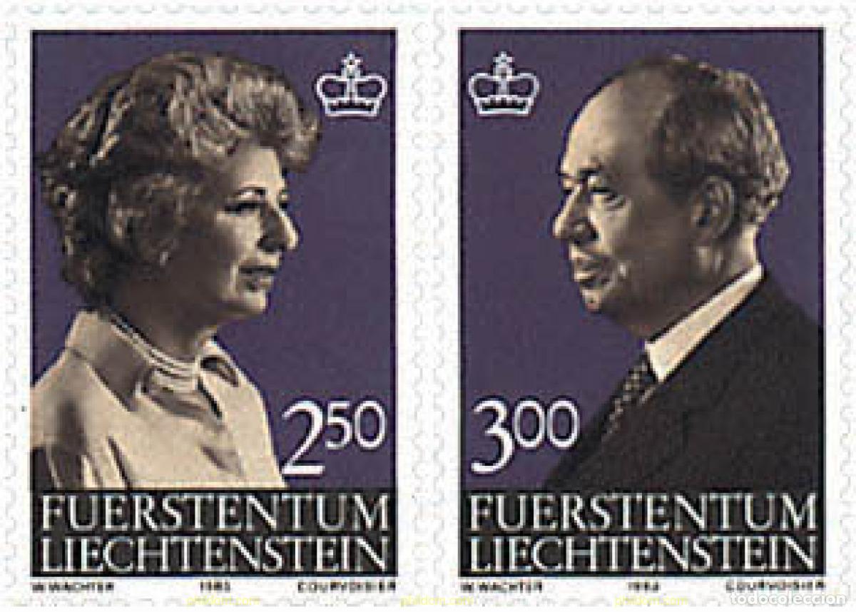 Sellos: 82236 MNH LIECHTENSTEIN 1983 RETRATOS DE LOS PRINCIPES