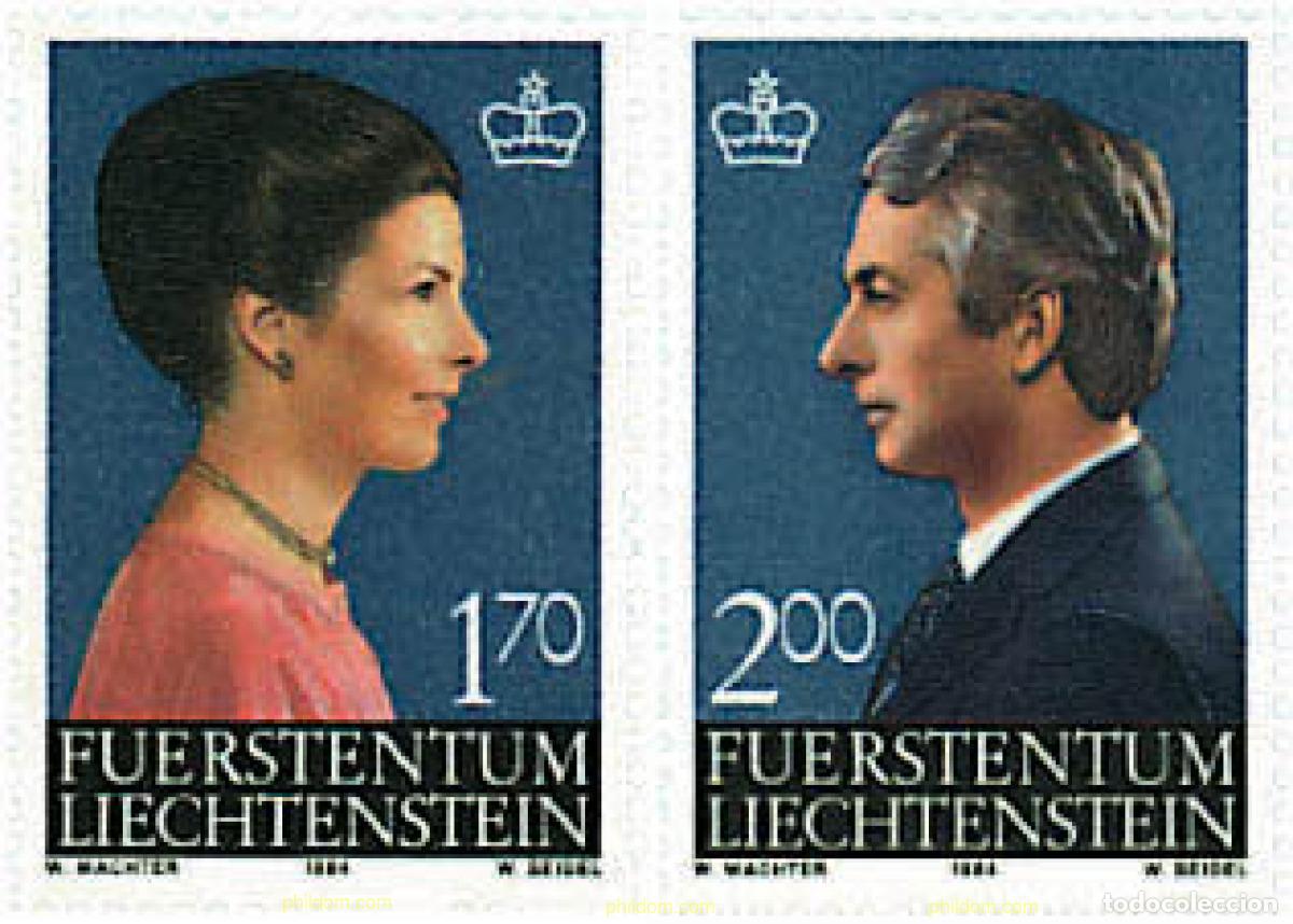 Selos: 77736 MNH LIECHTENSTEIN 1984 RETRATOS DE LOS PRINCIPES