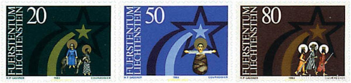 Selos: 82237 MNH LIECHTENSTEIN 1983 NAVIDAD