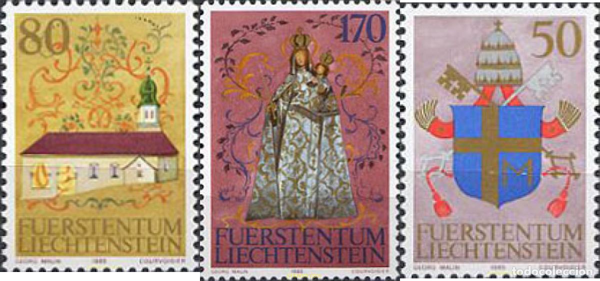 Timbres: 103813 MNH LIECHTENSTEIN 1985 VISITA DE JUAN PABLO II