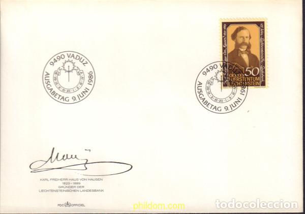 Sellos: 427283 MNH LIECHTENSTEIN 1986 125 ANIVERSARIO DEL BANCO DEL ESTADO DE LIECHTENSTEIN