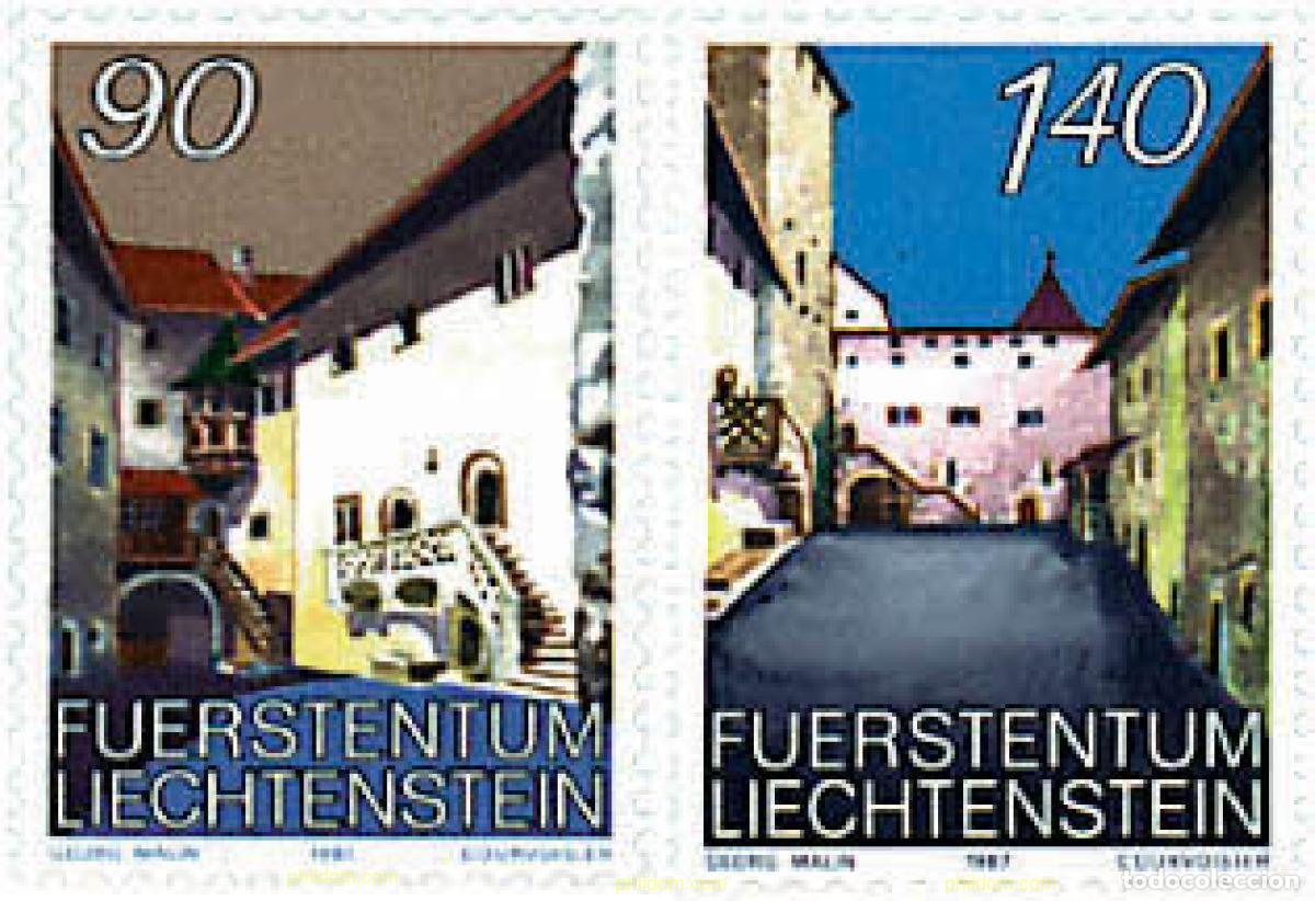 Sellos: 78073 MNH LIECHTENSTEIN 1987 CASTILLO DE VADUZ