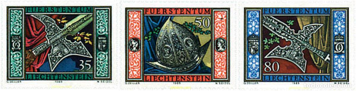 Sellos: 77740 MNH LIECHTENSTEIN 1985 ARMAS DE LA GUARDIA DEL PRINCIPE