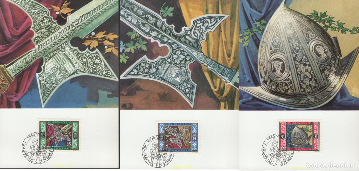 Briefmarken: 643941 MNH LIECHTENSTEIN 1985 ARMAS DE LA GUARDIA DEL PRINCIPE