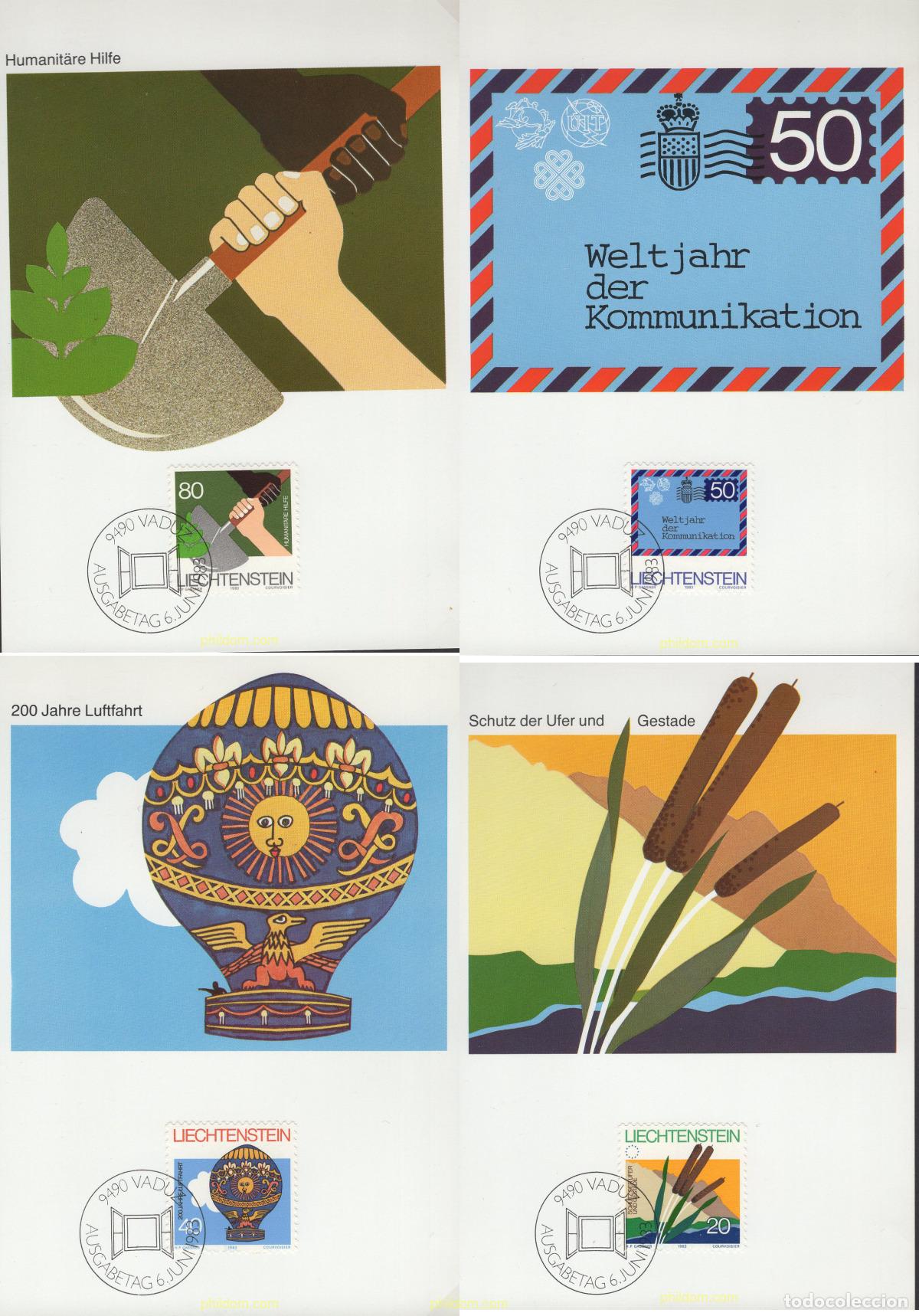 Briefmarken: 643857 MNH LIECHTENSTEIN 1983 ANIVERSARIOS Y CAMPA&Ntilde;AS INTERNACIONALES