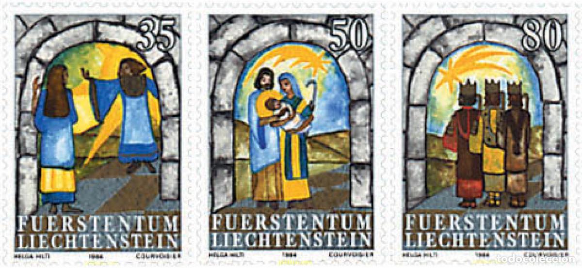Briefmarken: 82103 MNH LIECHTENSTEIN 1984 NAVIDAD