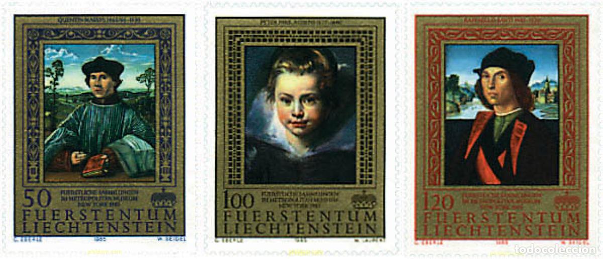Timbres: 82385 MNH LIECHTENSTEIN 1985 PINTURAS DE LA COLECCION PRINCIPESCA