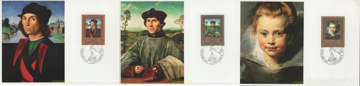 Timbres: 643943 MNH LIECHTENSTEIN 1985 PINTURAS DE LA COLECCION PRINCIPESCA