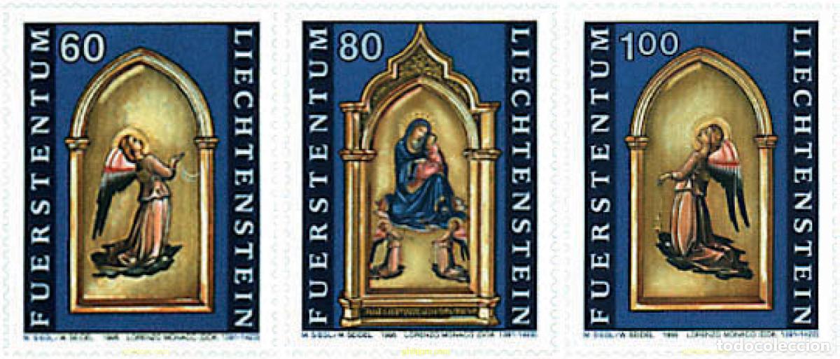Sellos: 80069 MNH LIECHTENSTEIN 1995 NAVIDAD. PINTURAS DE LORENZO MONACO