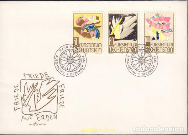 Sellos: 427307 MNH LIECHTENSTEIN 1994 NAVIDAD. OBRAS DE ARTE MODERNO