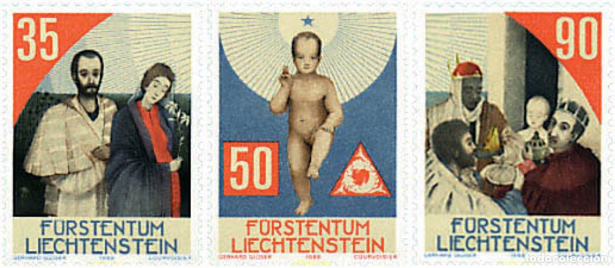 Sellos: 79821 MNH LIECHTENSTEIN 1988 NAVIDAD