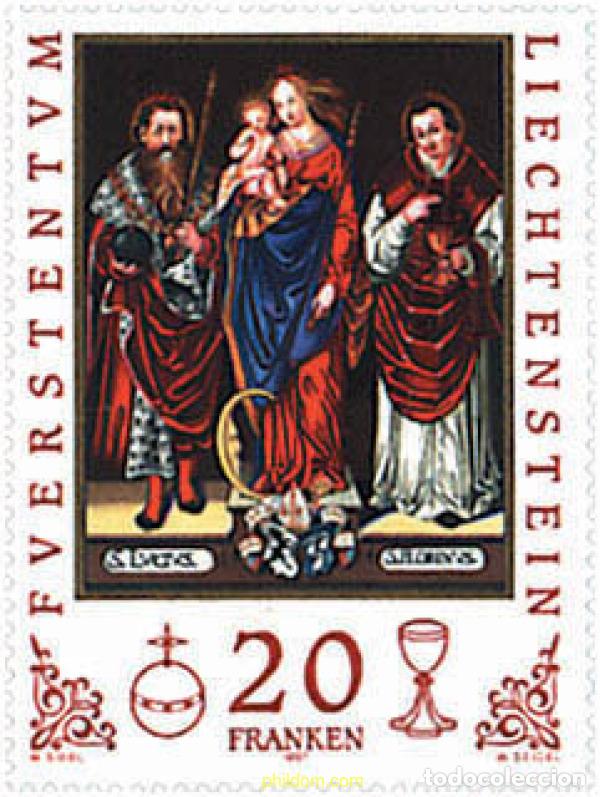 Sellos: 81648 MNH LIECHTENSTEIN 1997 SANTOS PATRONES DEL PRINCIPADO