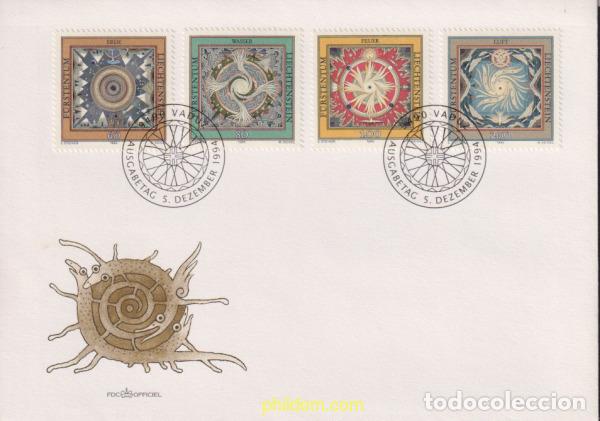 Sellos: 427308 MNH LIECHTENSTEIN 1994 LOS CUATRO ELEMENTOS