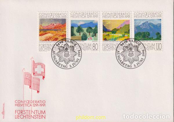 Sellos: 427301 MNH LIECHTENSTEIN 1991 700 ANIVERSARIO DE LA CONFEDERACION HELVETICA