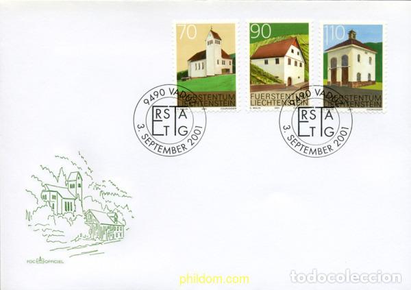 Sellos: 218482 MNH LIECHTENSTEIN 2001 EDIFICIOS DE LIECHTENSTEIN - Foto 1