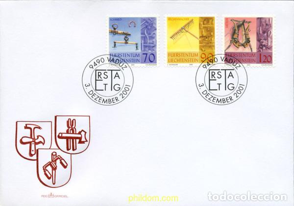 Sellos: 218486 MNH LIECHTENSTEIN 2001 ARTESANIA ANTIGUA