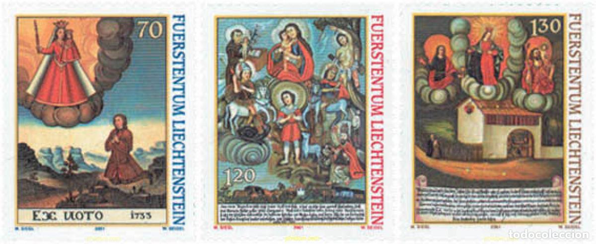 Sellos: 77900 MNH LIECHTENSTEIN 2001 PINTURAS EX-VOTO