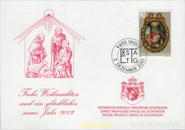 Sellos: 339104 MNH LIECHTENSTEIN 2001 NAVIDAD. MEDALLONES DEL ROSARIO