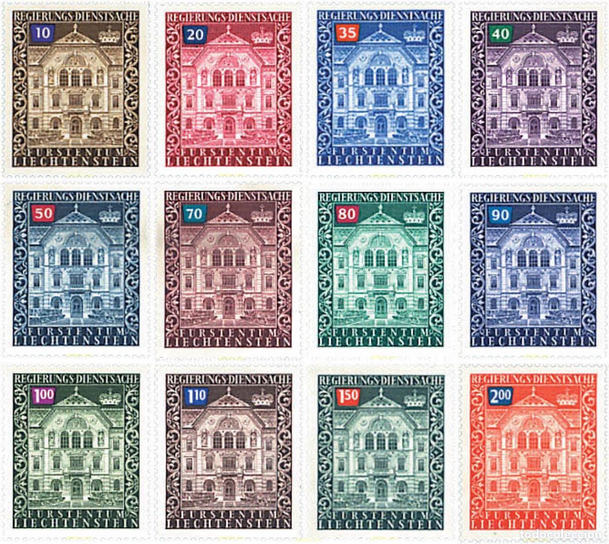 Sellos: 77620 MNH LIECHTENSTEIN 1976 SEDE DEL GOBIERNO DE VADUZ