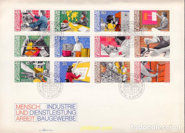Sellos: 427272 MNH LIECHTENSTEIN 1984 EL HOMBRE Y EL TRABAJO