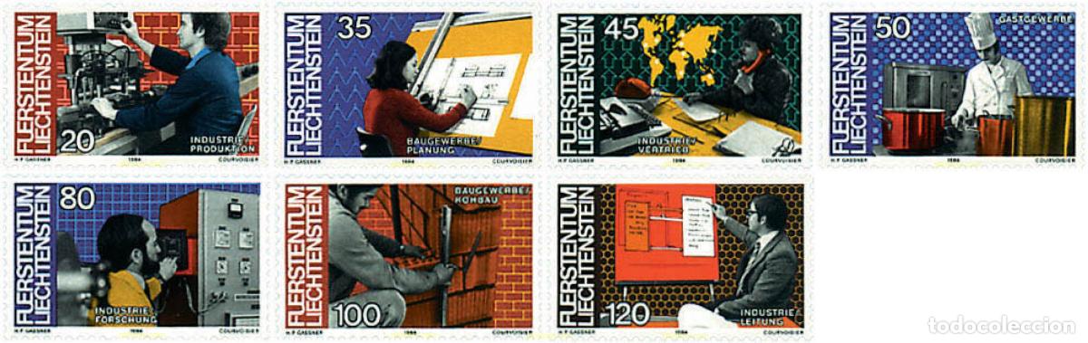 Sellos: 637968 MNH LIECHTENSTEIN 1984 EL HOMBRE Y EL TRABAJO