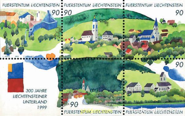 Sellos: 79961 MNH LIECHTENSTEIN 1999 300 A&Ntilde;OS DEL UNTERLAND DE LIECHTENSTEIN