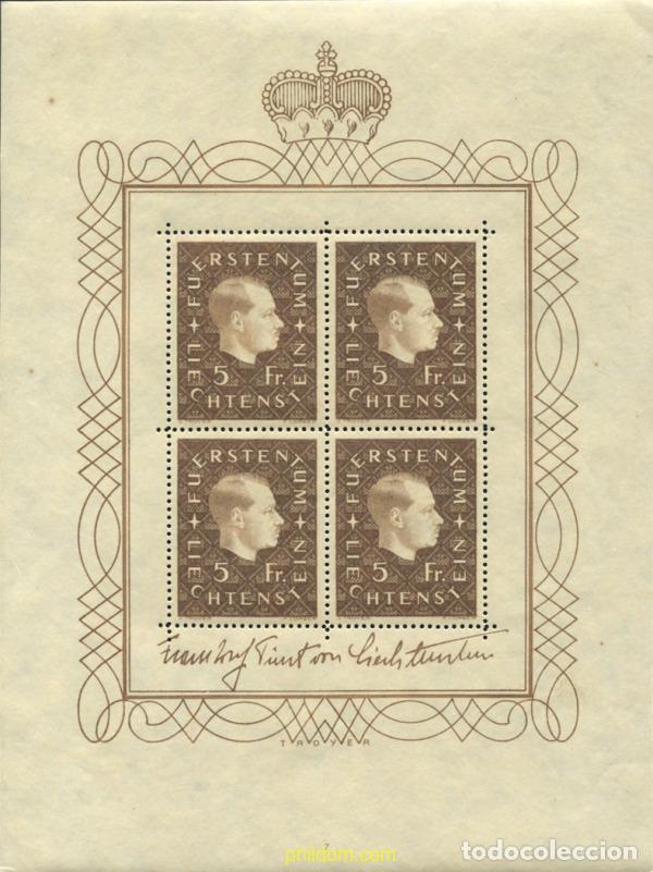Sellos: 657255 MNH LIECHTENSTEIN 1939 PRINCIPE FRANZ JOSEPH II