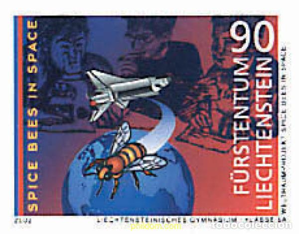 Sellos: 81558 MNH LIECHTENSTEIN 2002 ABEJAS EN EL ESPACIO