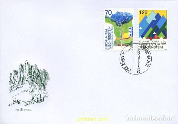 Sellos: 218467 MNH LIECHTENSTEIN 2002 A&Ntilde;O DE LA MONTA&Ntilde;A Y 50 ANIVERSARIO DE &rdquo;CIPRA&rdquo;