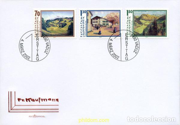 Sellos: 218466 MNH LIECHTENSTEIN 2002 PINTORES DE LIECHTENSTEIN. FRIEDRICK KAUFMANN