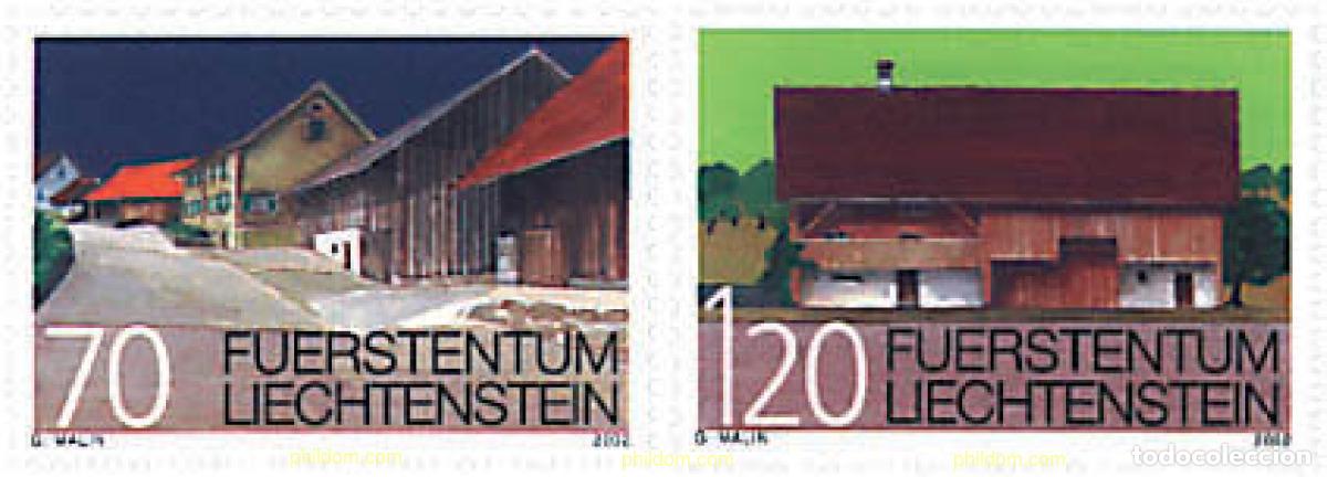 Sellos: 104426 MNH LIECHTENSTEIN 2002 EDIFICIOS HISTORICOS - Foto 1
