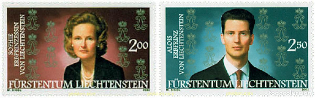 Sellos: 100130 MNH LIECHTENSTEIN 2002 PRINCIPES HEREDEROS