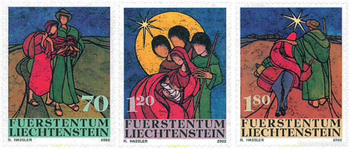Sellos: 104433 MNH LIECHTENSTEIN 2002 NAVIDAD