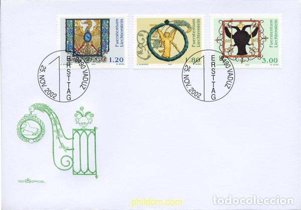 Sellos: 218476 MNH LIECHTENSTEIN 2002 INSIGNIAS DE HOTELES