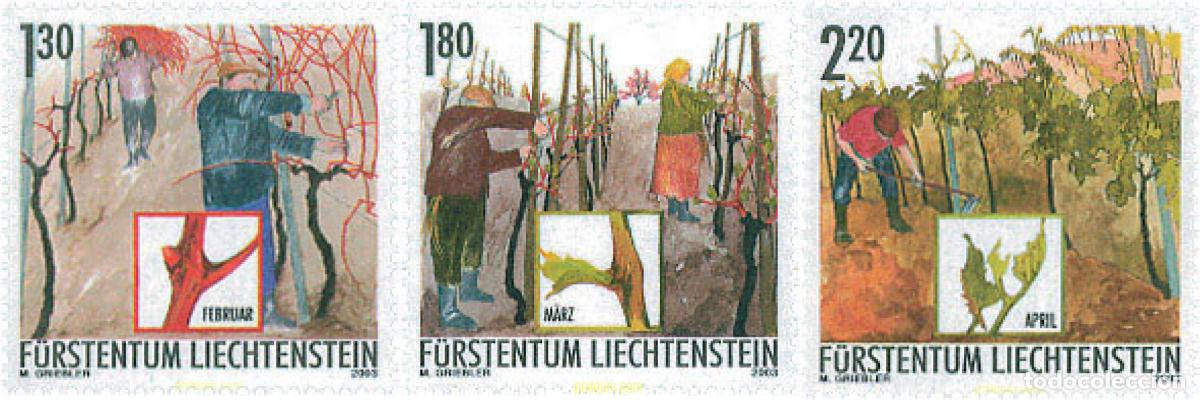 Sellos: 108097 MNH LIECHTENSTEIN 2003 EL A&Ntilde;O DEL VITICULTOR