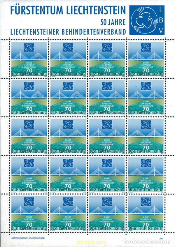 Sellos: 119727 MNH LIECHTENSTEIN 2003 50 ANIVERSARIO DE LA LBV (ASOCIACION DE LIECHTENSTEIN DE PERSONAS DIS
